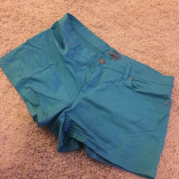 Teal Short Shorts