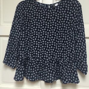 H&M peplum top