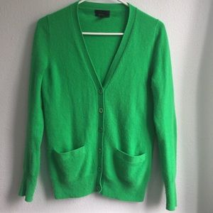J. crew cashmere boyfriend Cardigan Sweater
