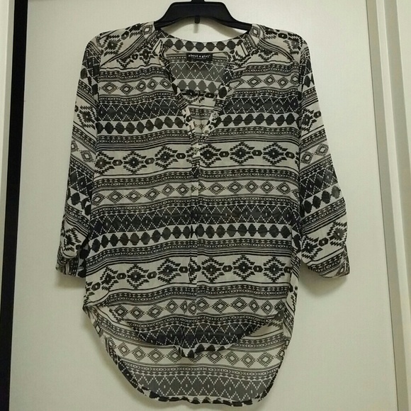 Aztec Sheer Shirt