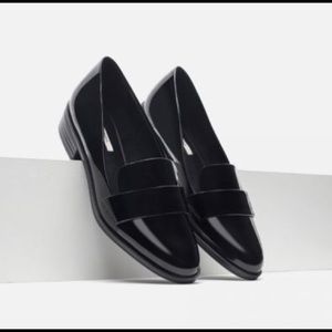 Zara SHINY Patent Leather Loafers