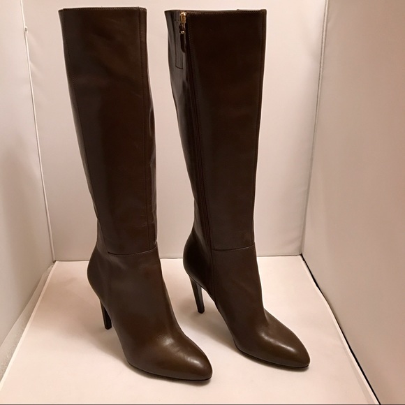 Beautiful New Via Spiga Brown Leather Boots! 7M