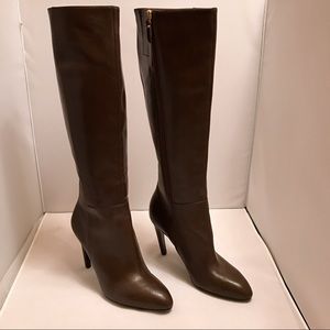 Beautiful New Via Spiga Brown Leather Boots! 7M