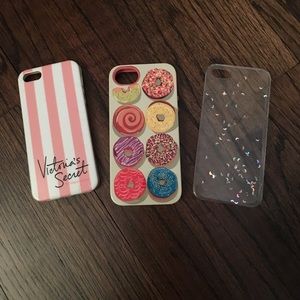 BUNDLE OF 3 IPHONE 5S CASES!!