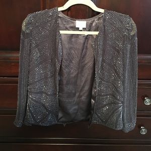 Parker sequin bolero/jacket, size s