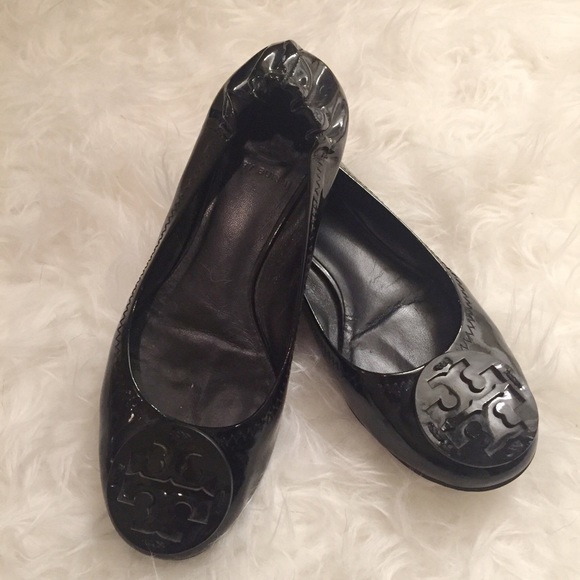 Black Tory Burch Flats
