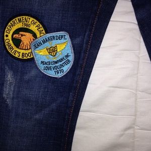 People for Peace Jeans - 💞HP💞 People for Peace Vintage PatchWork Jeans People for Peace Jeans - 💞HP💞 People for Peace Vintage PatchWork Jeans