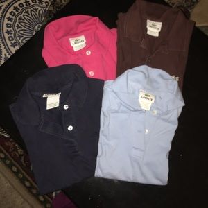 Lacoste Polo Shirts x 4