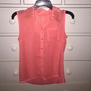 Pink/Coral Top
