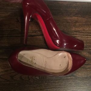 Chiistian Louboutin size 8 heels.