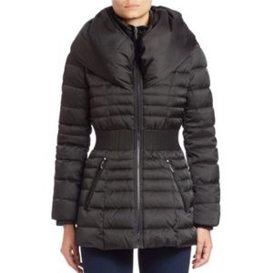 Laundry by Shelli Segal | puffer navy coat.