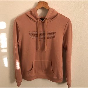 Forever 21 William Shakespeare Quote Hoodie