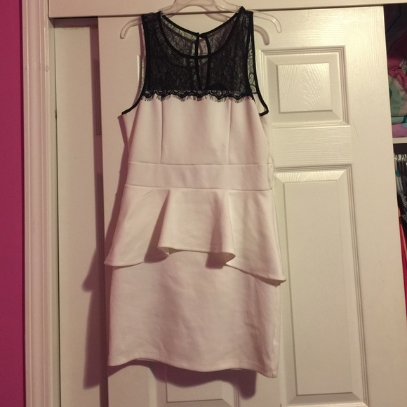 Black and white dress