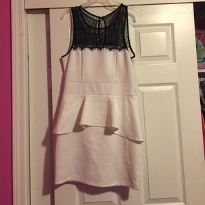 Black and white dress