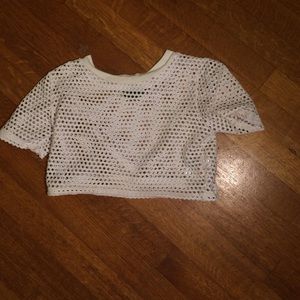 Ripped crop top