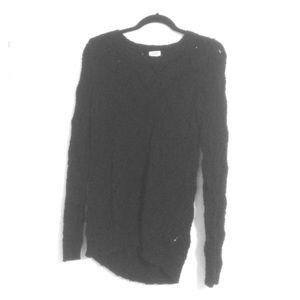 Black Net Sweater