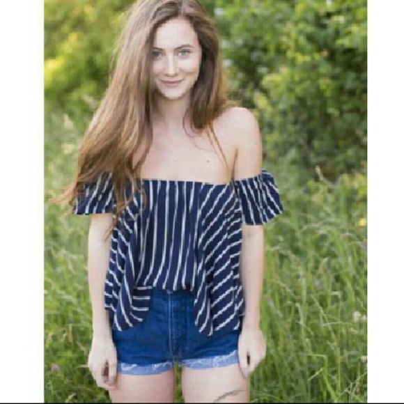 cotton candy LA striped top