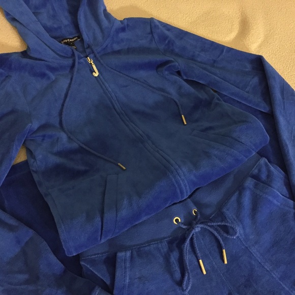 Juicy Couture Bling Sexy Blue Tracksuit Sz: S-XS