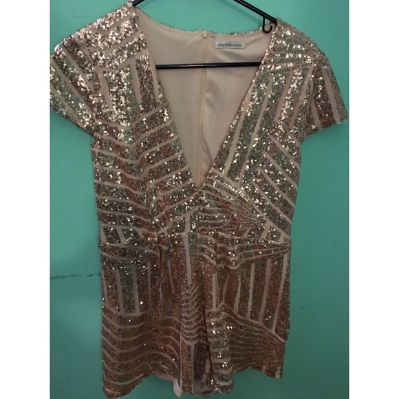 Sequin romper
