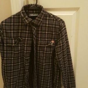 The Hundreds button up flannel (No Damage)