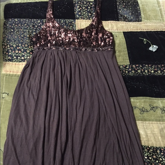 Brown Party Dress-S, M