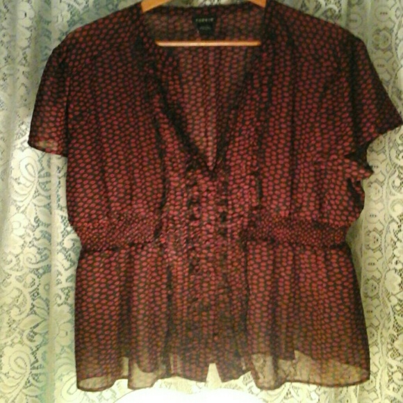 Torrid Empire Sheer Blouse