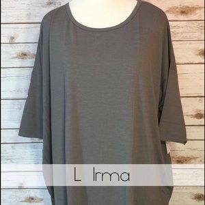 Lularoe large gray Irma