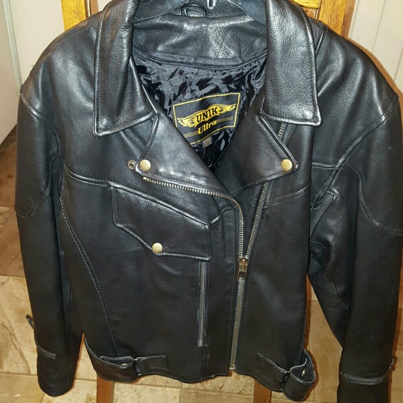 LEATHER Motorcycle Jacket - Picture 2 of 4