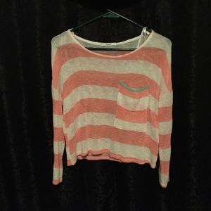 White and Pink Long Sleeve