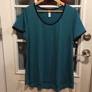 Lularoe XL Teal Classic T