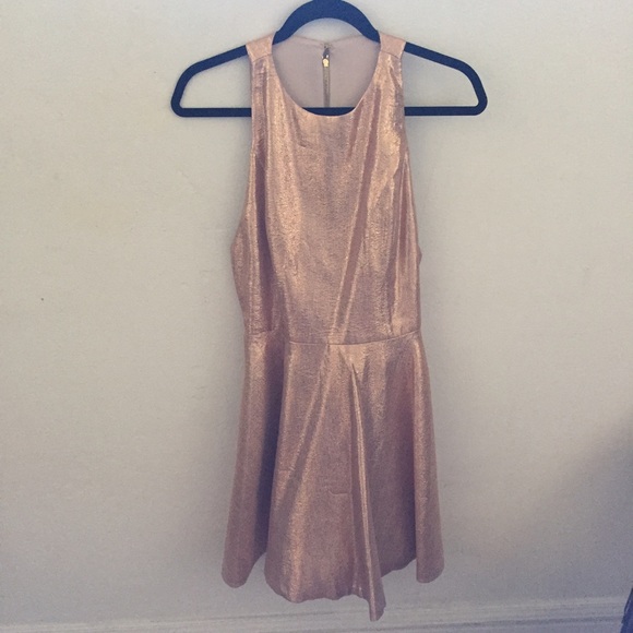 Alice + Olivia Rose Gold Cocktail dress