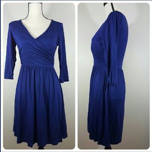 **SOLD**Gilli Stitchfix Blue Wrap Dress Size M