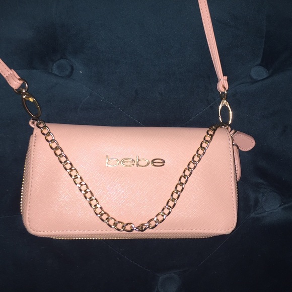 Cross body Bebe Bag in Pink