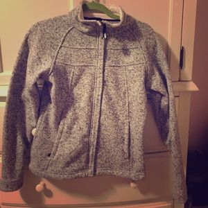 Black and white north face