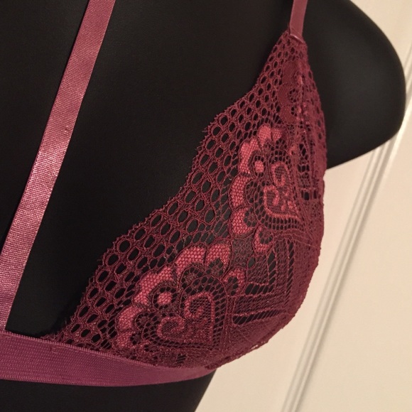 🆕Mauve Lace Choker Style Bralette - Picture 3 of 5