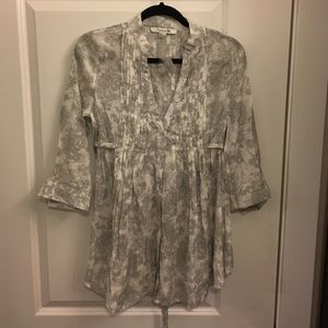 Forever 21 blouse flower pattern