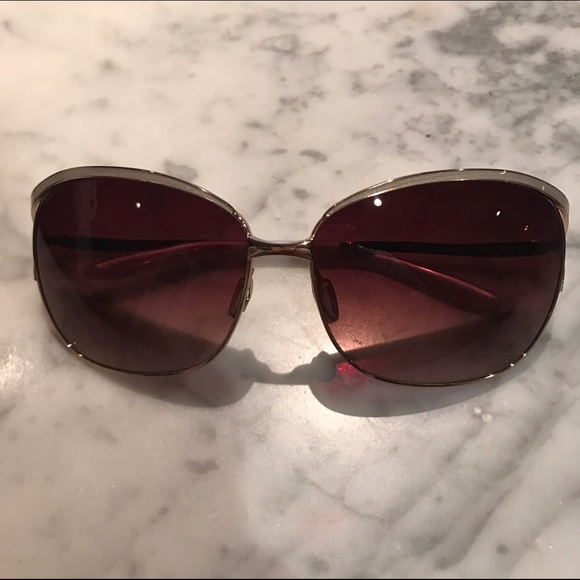 BARTON PERREIRA- gold metal rim square sunglasses