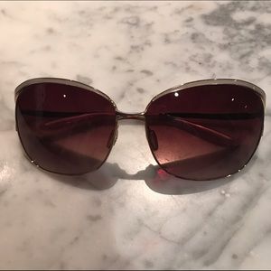 BARTON PERREIRA- gold metal rim square sunglasses