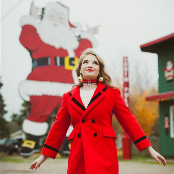 🎅🏼Santa's Darling🎅🏼 Winter Pea Coat Christmas