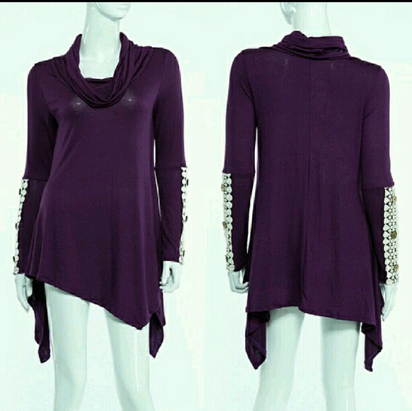 Solid Cowl Neck Top