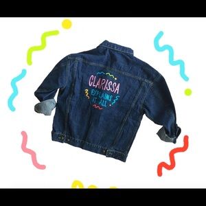 Clarissa Explains It All Denim Jean Jacket 90s