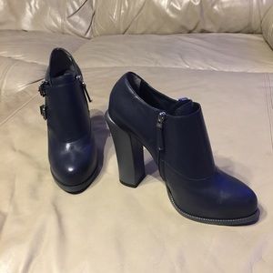 Fendi leather booties