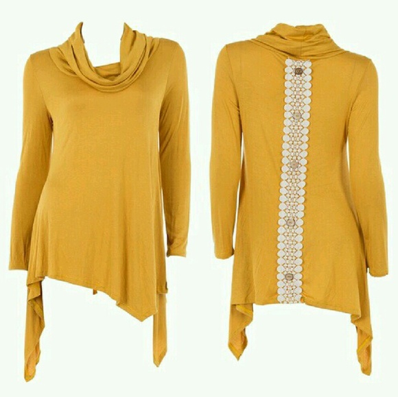 Solid Cowl neck top