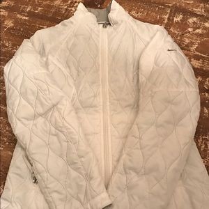 Nike white jacket