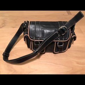 Marc by Marc Jacobs Navy Leather Handbag Satchel