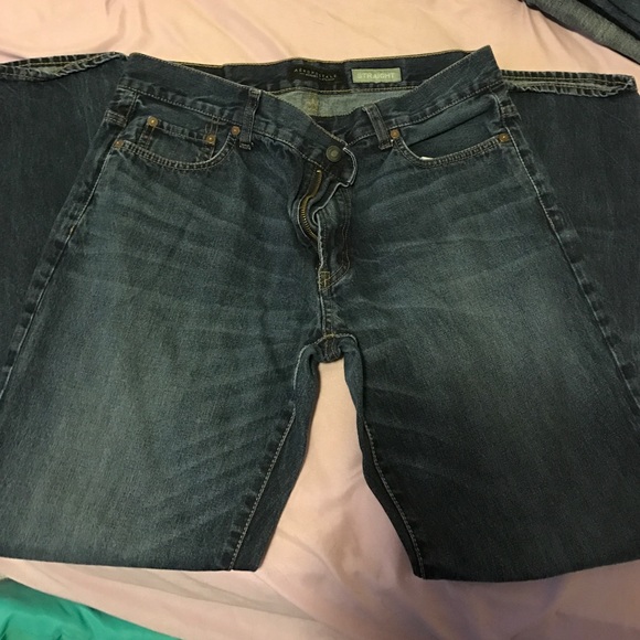 Aeropostale Straight Dark Wash Jeans