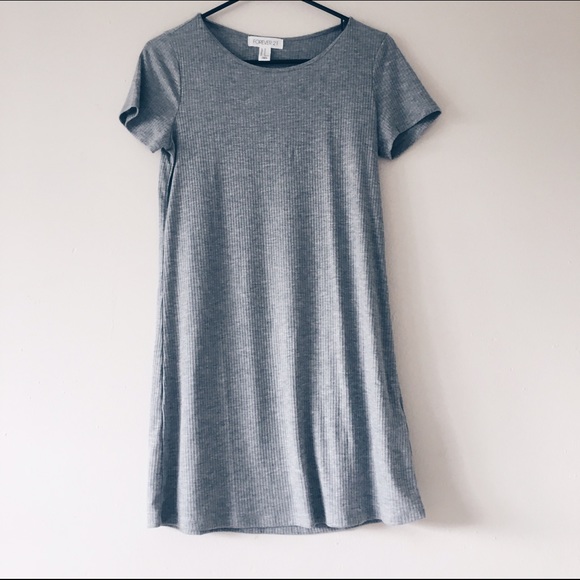 Forever 21 Ribbed knit t shirt dress