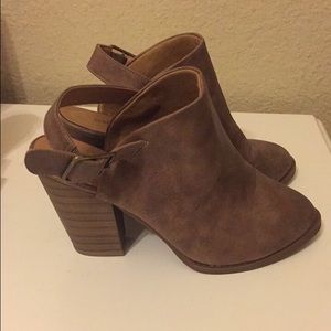 Brown booties