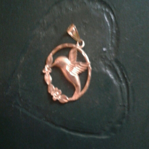 Humming bird pennant 14 k
