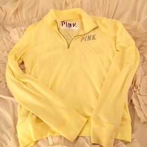 Victoria's Secret PINK half zip sweatshirt